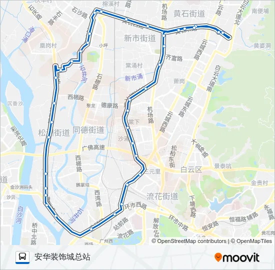 291B路环线 Bus Line Map