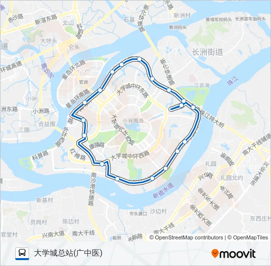 380B路环线 Bus Line Map