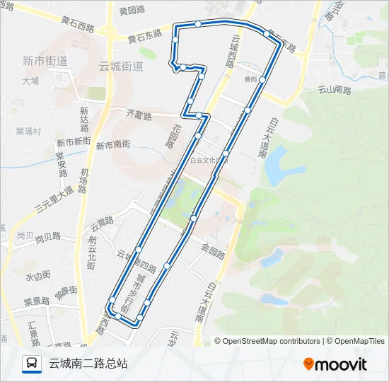 420A路环线 Bus Line Map