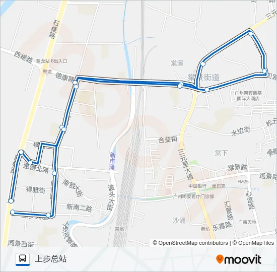 752A路环线 Bus Line Map