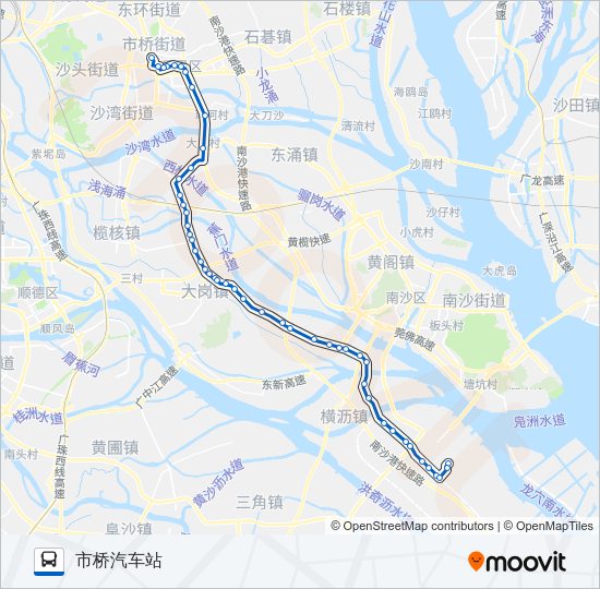 公交番142短线路的线路图