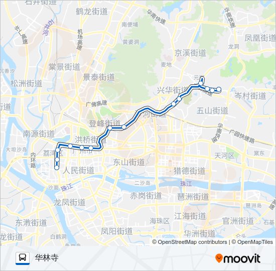公交高峰快18路路的线路图