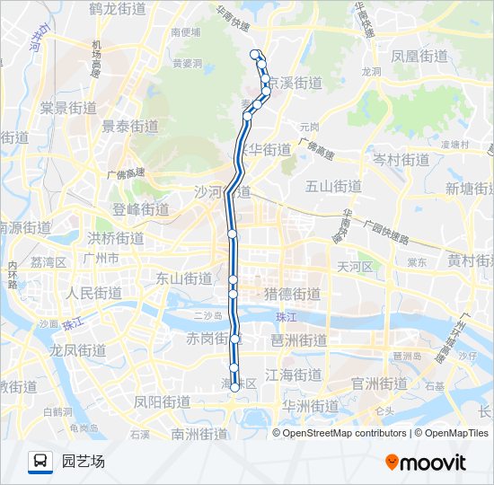 公交高峰快19路路的线路图