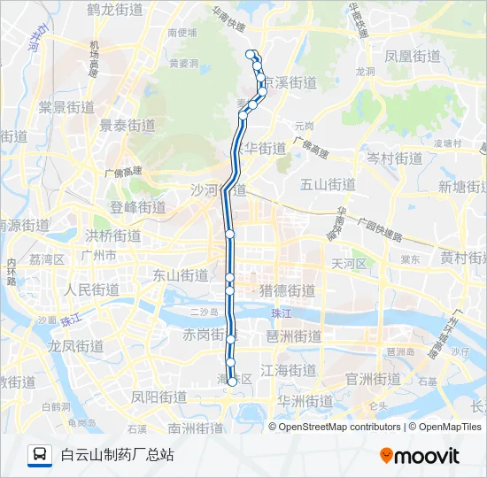 公交高峰快19路路的线路图
