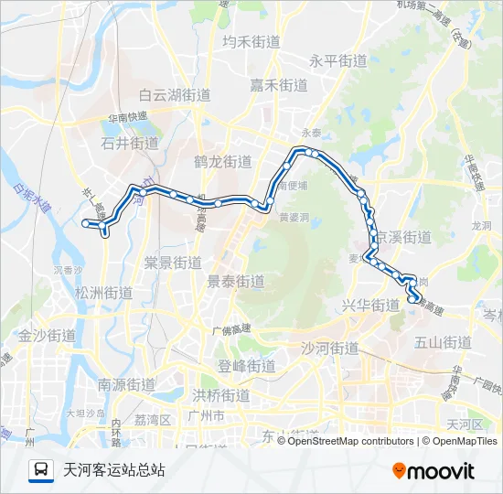 公交高峰快48路路的线路图