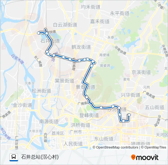 高峰快线49路 Bus Line Map