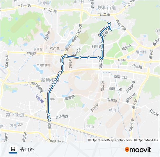 公交高峰快63路路的线路图