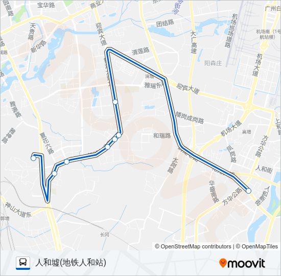公交高峰快73路路的线路图