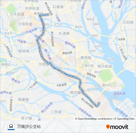 番142B路短线 Bus Line Map