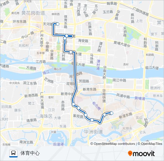 公交节假日公交专1路天河城专线路的线路图