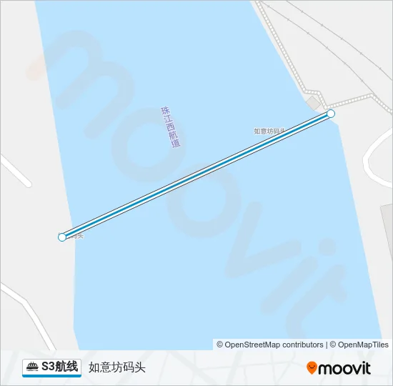 S3航线 Ferry Line Map