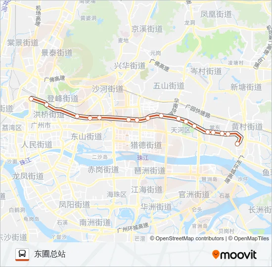 公交B2路的线路图