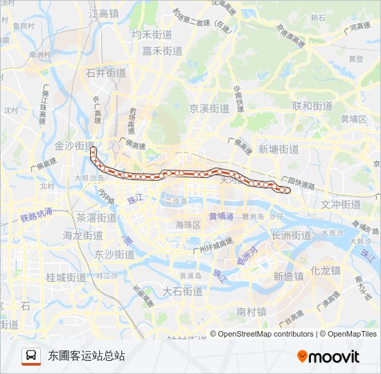 公交B3路的线路图