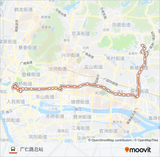 B4路 Bus Line Map