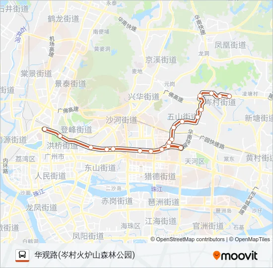 B10路 Bus Line Map
