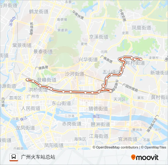 B10路 Bus Line Map