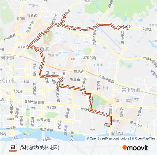 B11路 Bus Line Map