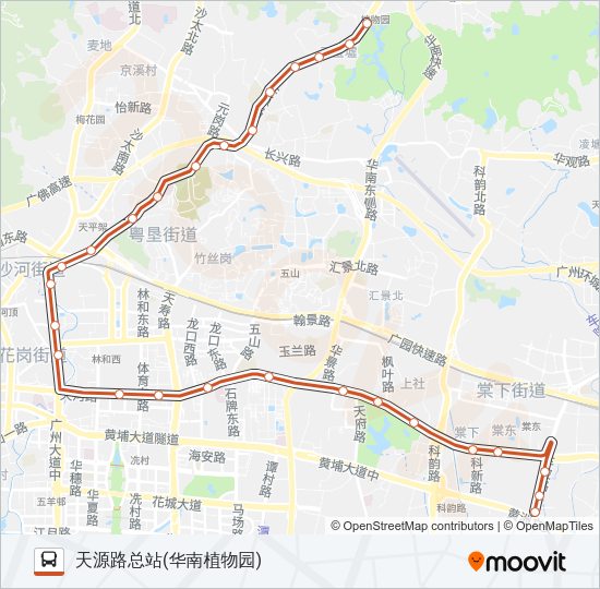 公交B12路的线路图