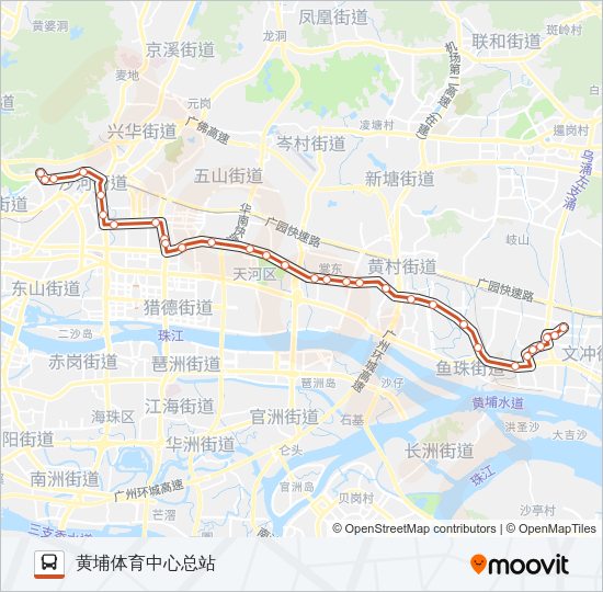 公交B16路的线路图
