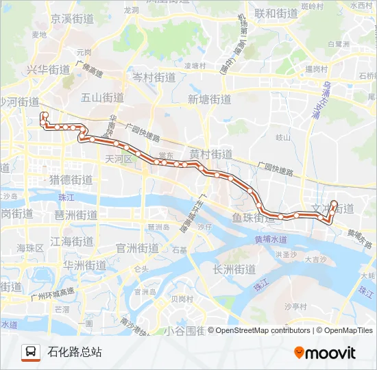 公交B17路的线路图