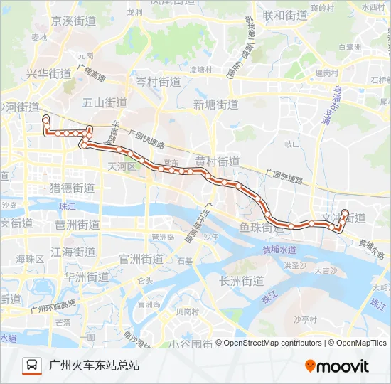 B17路 Bus Line Map