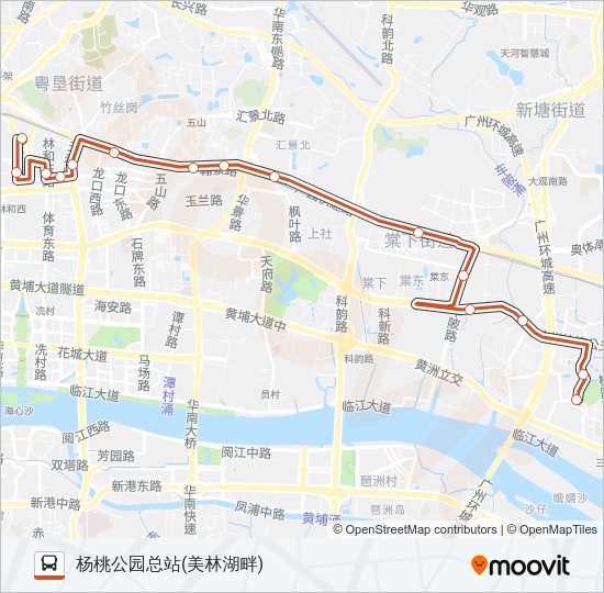 公交B19路的线路图