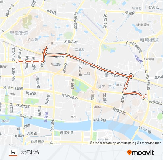 公交B23路的线路图