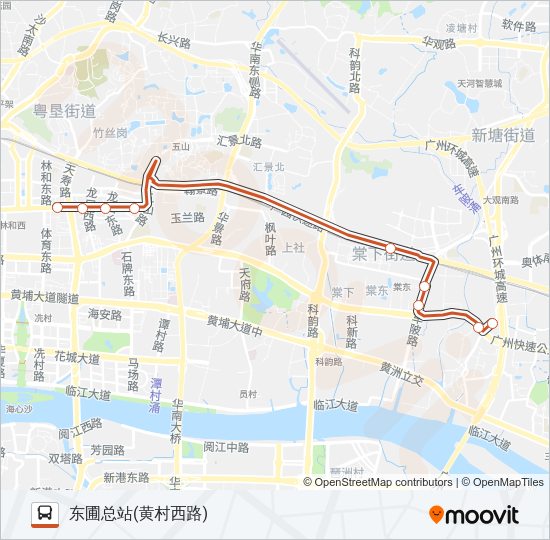 公交B23路的线路图