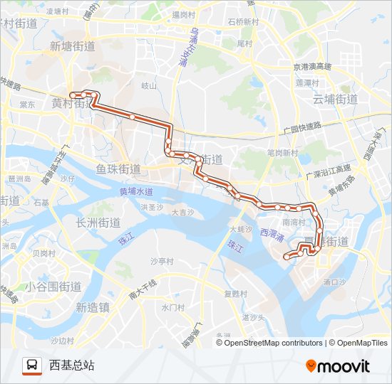公交B29路的线路图