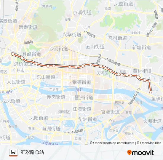 B2A路 Bus Line Map