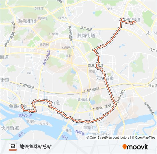 公交B31路的线路图