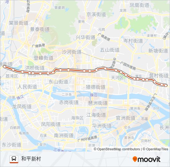 公交B3C路的线路图