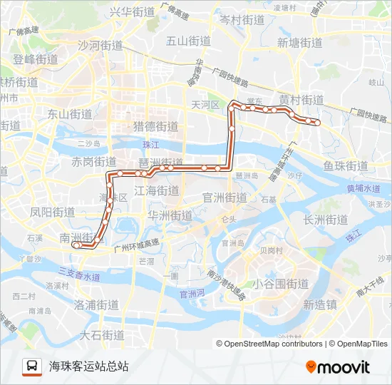 B7路快 Bus Line Map
