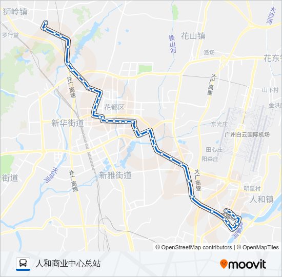 公交715路的线路图