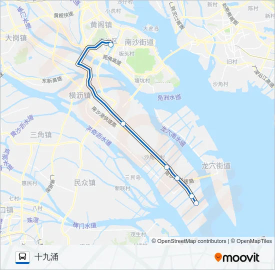 南23路 Bus Line Map
