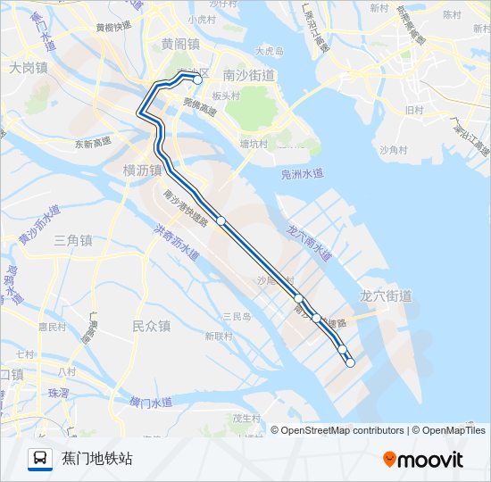 公交南23路的线路图