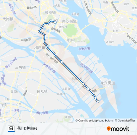 南23路 Bus Line Map