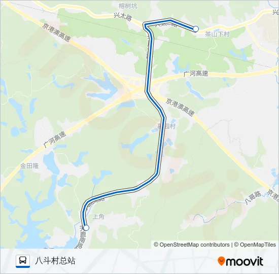 449路八斗 Bus Line Map