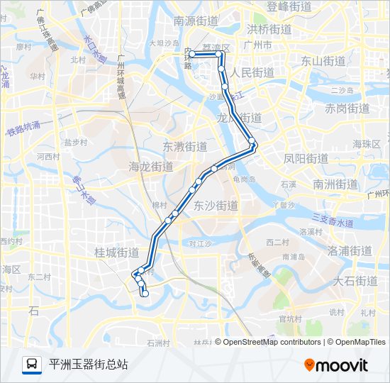 商务专线4路 Bus Line Map