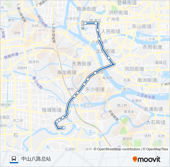 商务专线4路 Bus Line Map