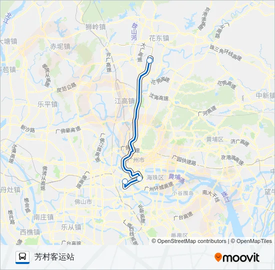 机场快线3线 Bus Line Map