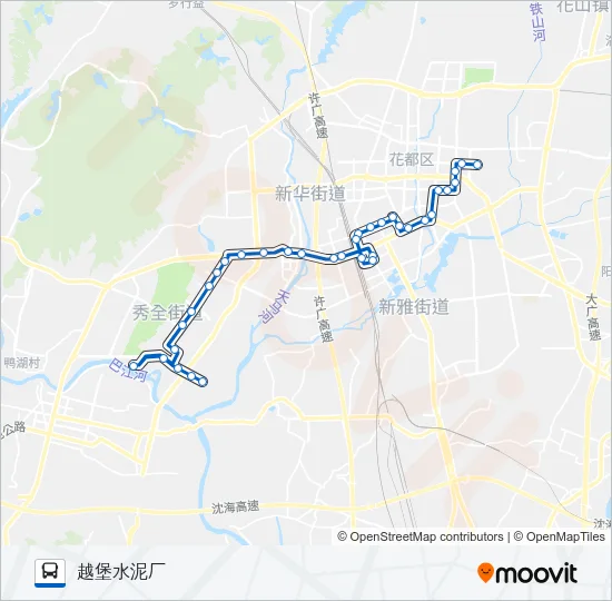 花19路永高 Bus Line Map