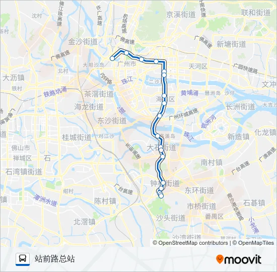 节假日专线2路 Bus Line Map