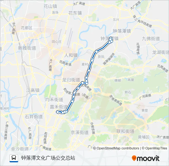 节假日专线4路 Bus Line Map