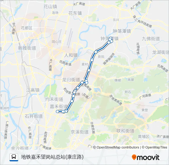 节假日专线4路 Bus Line Map