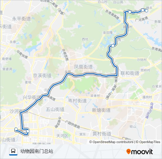 公交节假日专7路路的线路图