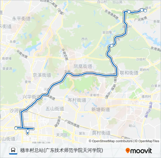 节假日专线7路 Bus Line Map