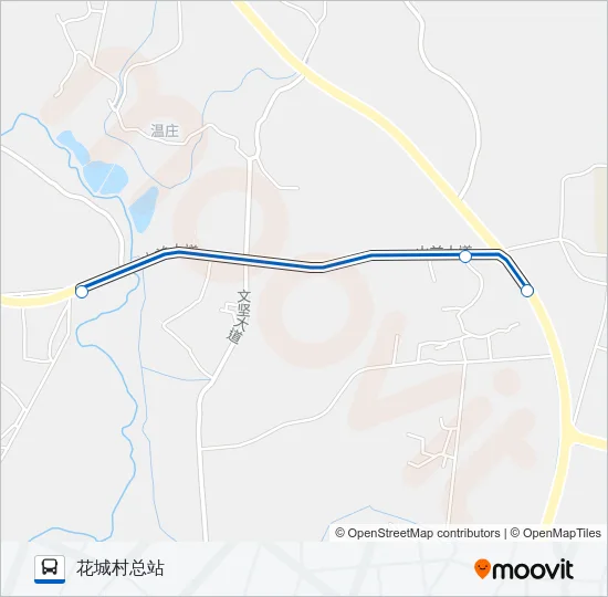 花17路源和村 Bus Line Map