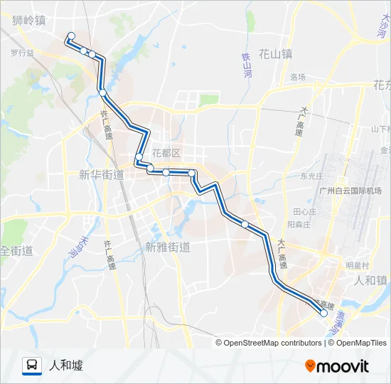715路大站快车 Bus Line Map