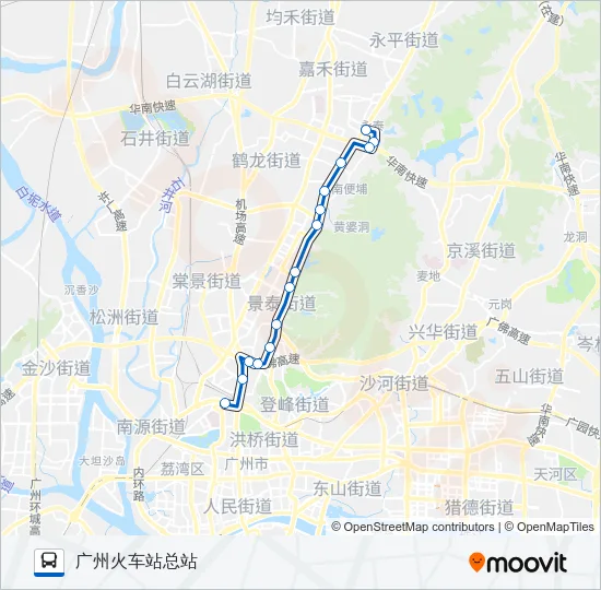 805路永泰新村 Bus Line Map